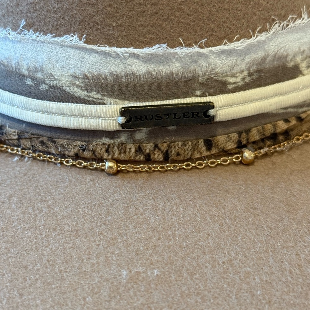 Rustler Boho Cowboy Hat - Size 55 - Picture 4 of 7